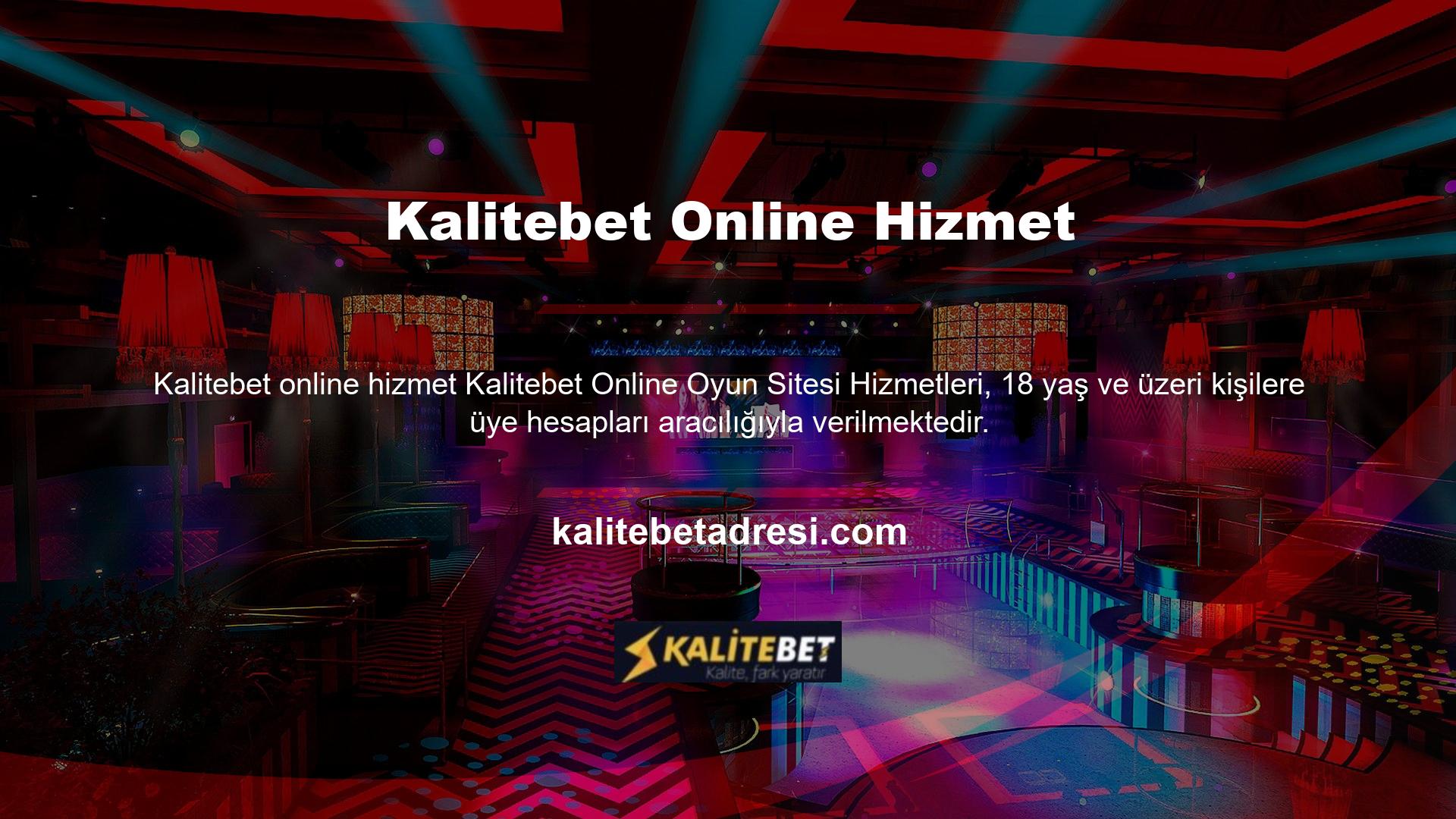 Online bahis oynamak isteyenler Kalitebet web sitesini ziyaret ederek güncel adreslerini ziyaret edebilir ve kayıt formunu doldurmaya başlayabilirler