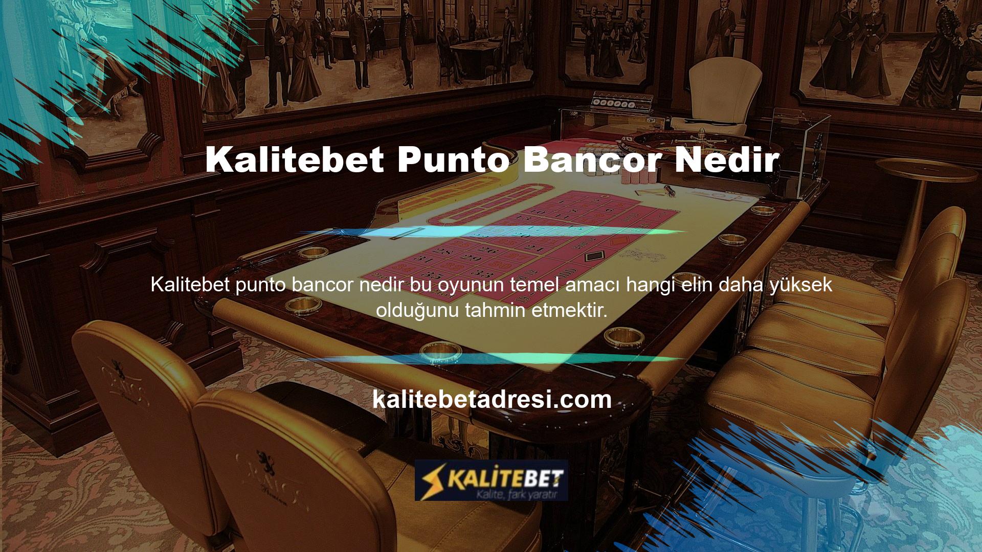 Kalitebet Punto Banco nedir? Yüksek ödeme olasılığının yanı sıra, Punto (oyuncu) ve Bancor (banka) arasındaki beraberlik olasılığını da tahmin edebilirsiniz