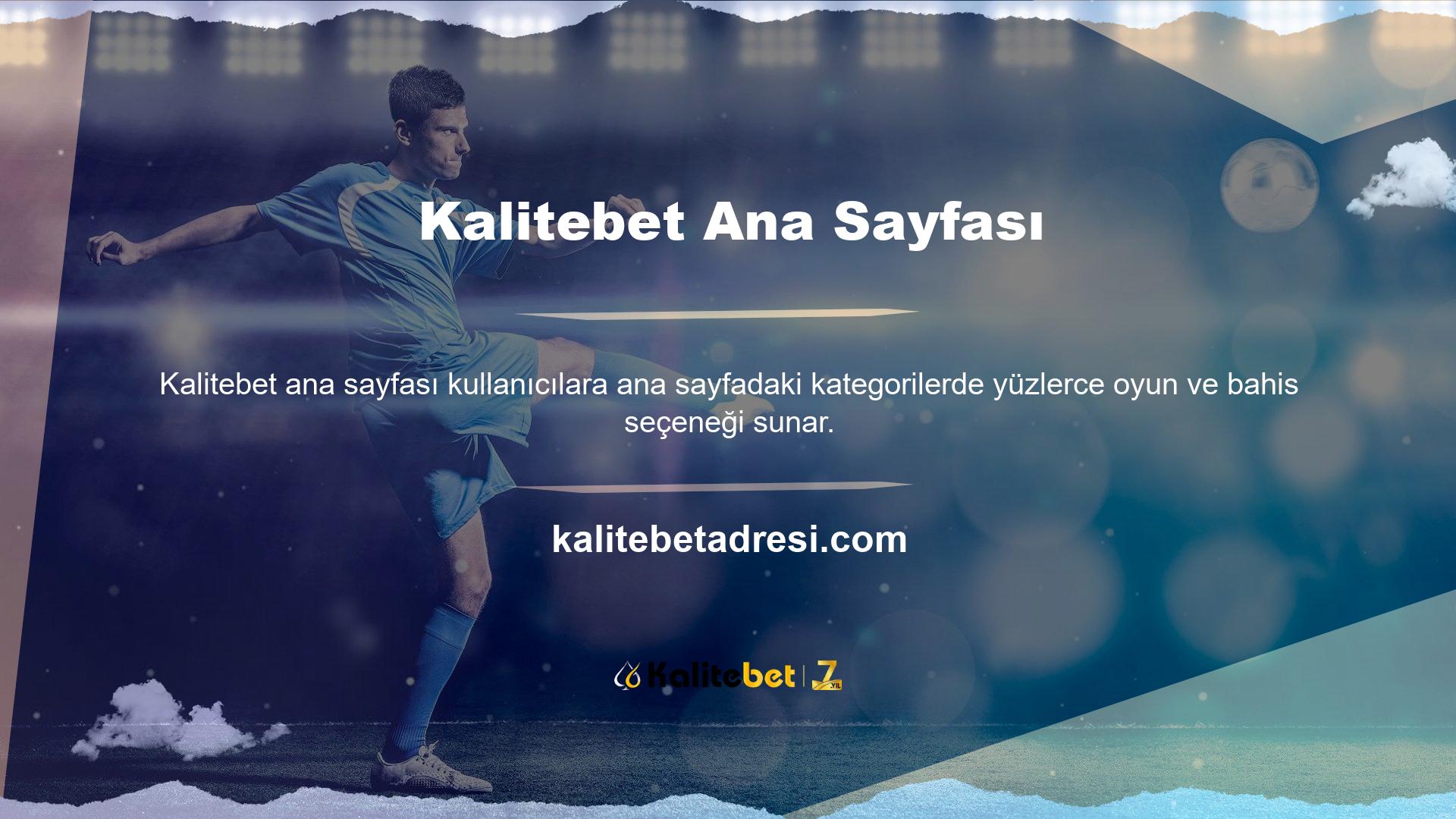 Kullanıcıların her zaman sitelerinde eğlence ve keyifli zaman geçirmelerini isteyen Kalitebet, yatırımlarda yüksek promosyonlar ve özel teklifler sunar